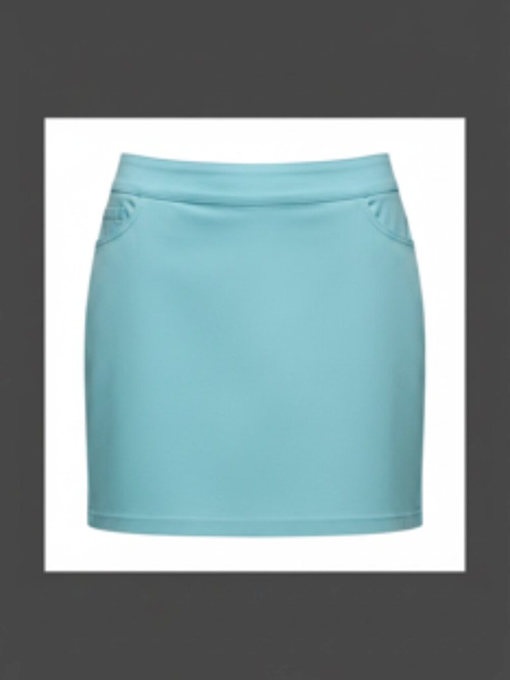 Women's Summer Skort With Lining, 4 Pockets, Pull-On, Attyre New York, Size 4 - Picture 2 of 6